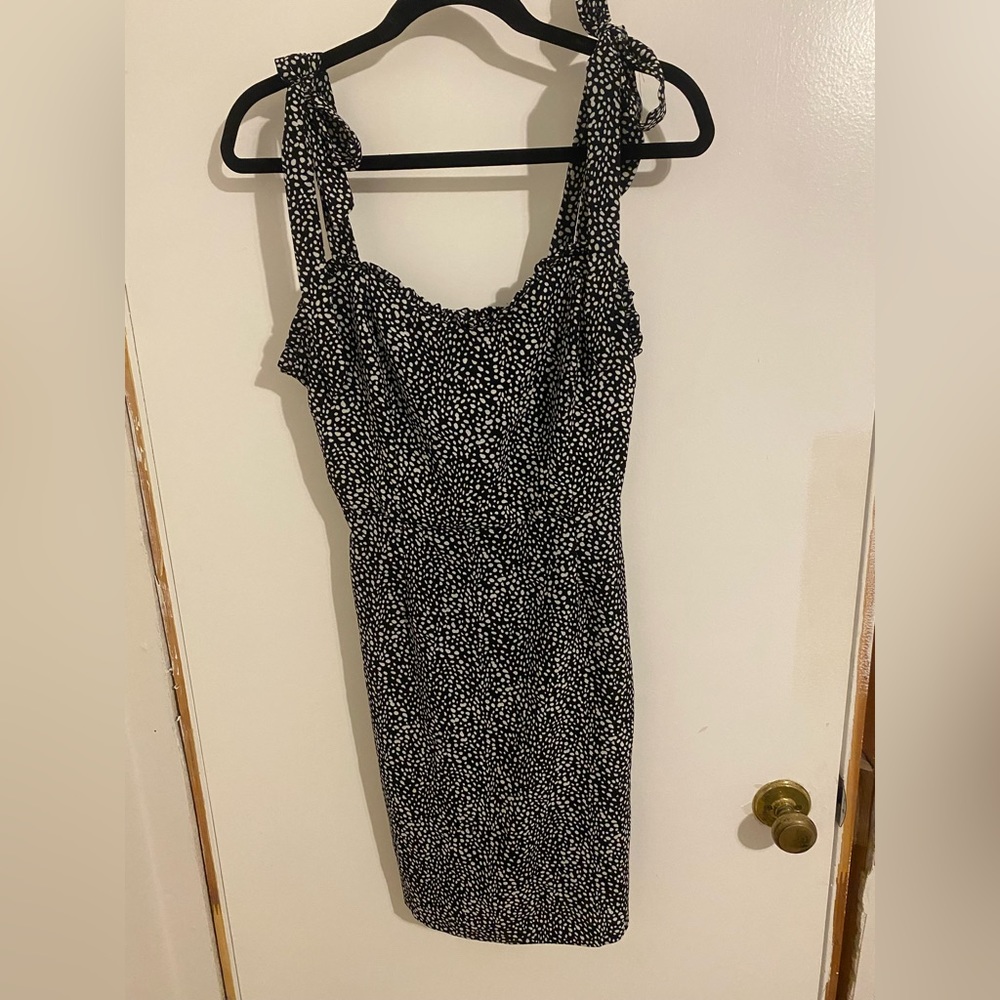 Hudson Gray black polka dot dress. Small.
